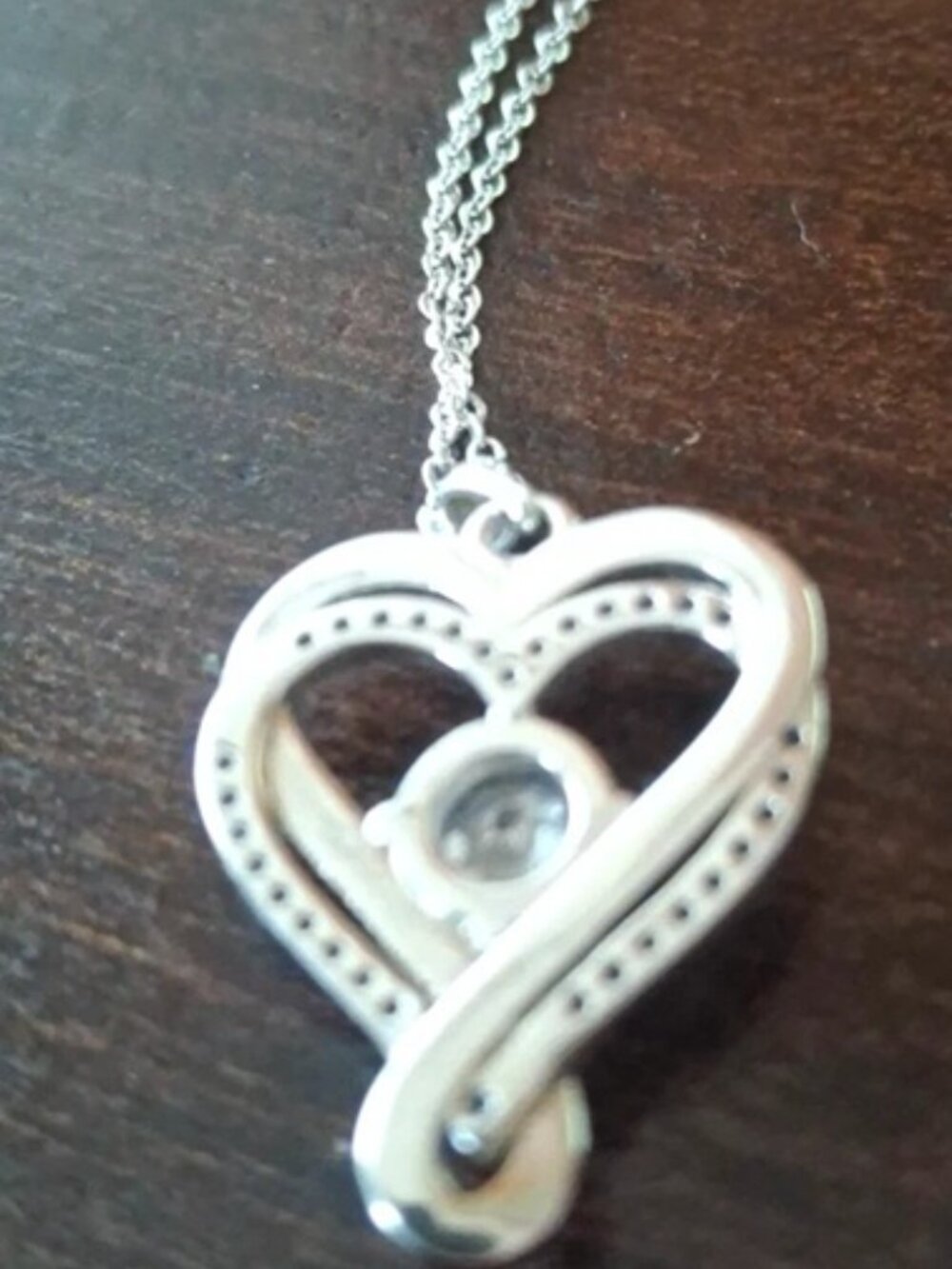 Double heart necklace View 3